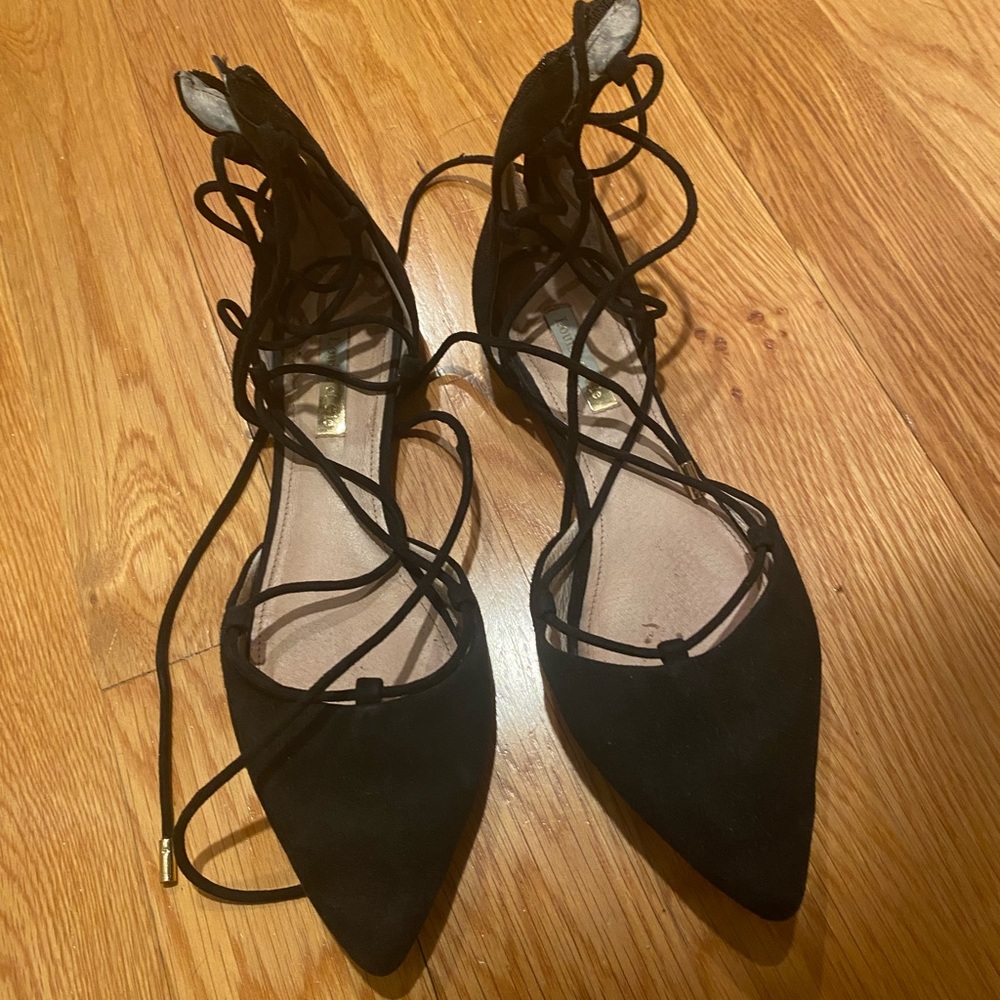 Louise et Cie Black Suede Flats